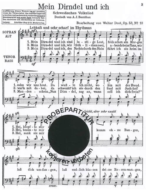 Mein Dirndel und ich